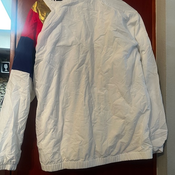 🪸Adidas Originals St Petersburg Pack Tribe Track Jacket Sz M White Retro Y2K - Picture 7 of 9